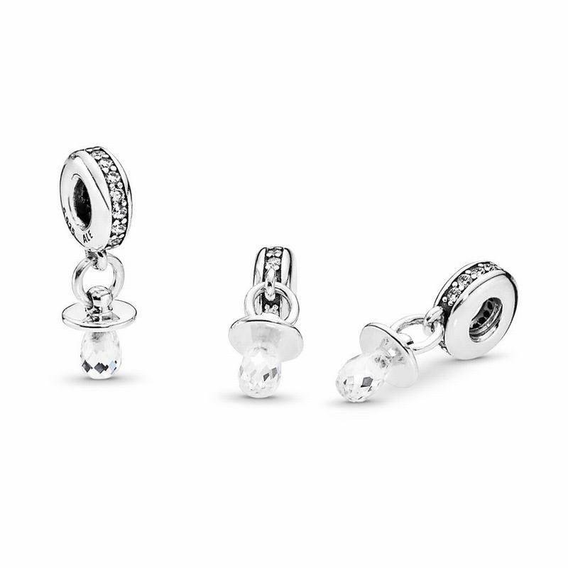 Pandora Australia Pacifier Dangle Charm - Sterling Silver | AUCXKJ365